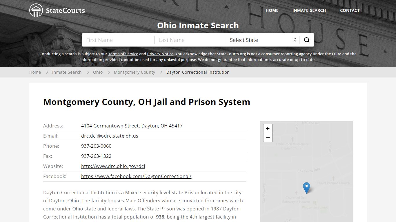 Montgomery County, OH Jail and Prison System - State Courts